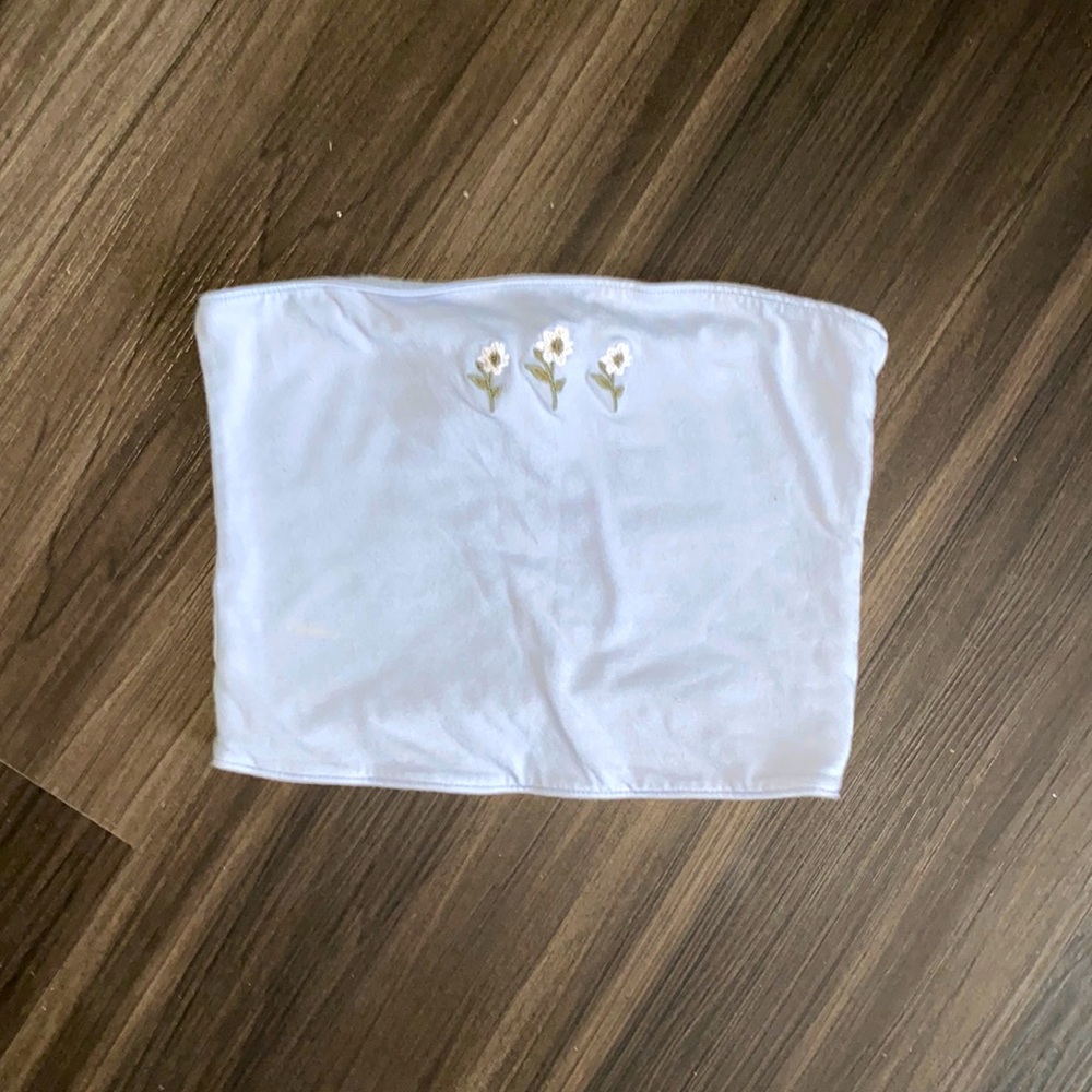 Purple Hollister Tube Top